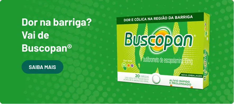 Bebê com dor na barriga? Vai de Buscopan Gotas