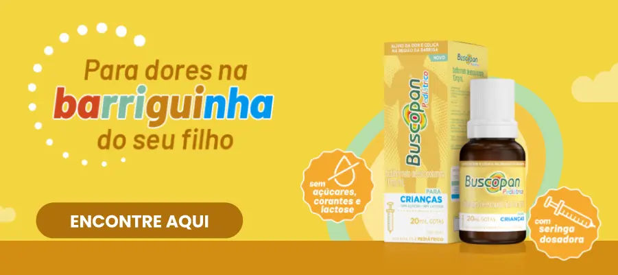 Para dores na barriguinha do seu filho