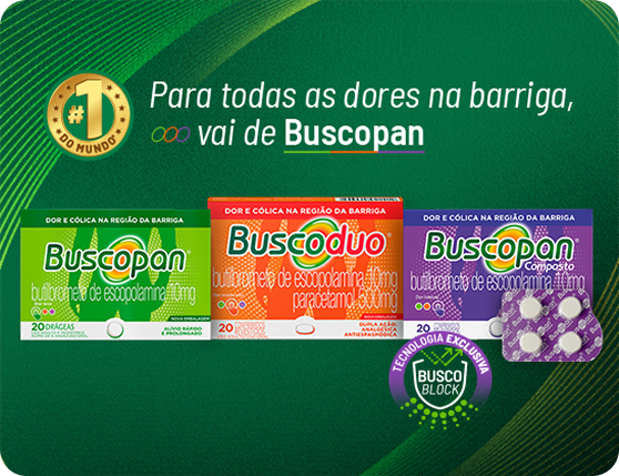 Para todas as dores vai de Buscopan