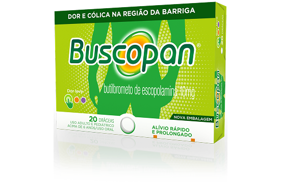 Embalagem de Buscopan