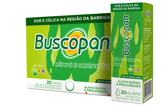 Embalagem de Buscopan